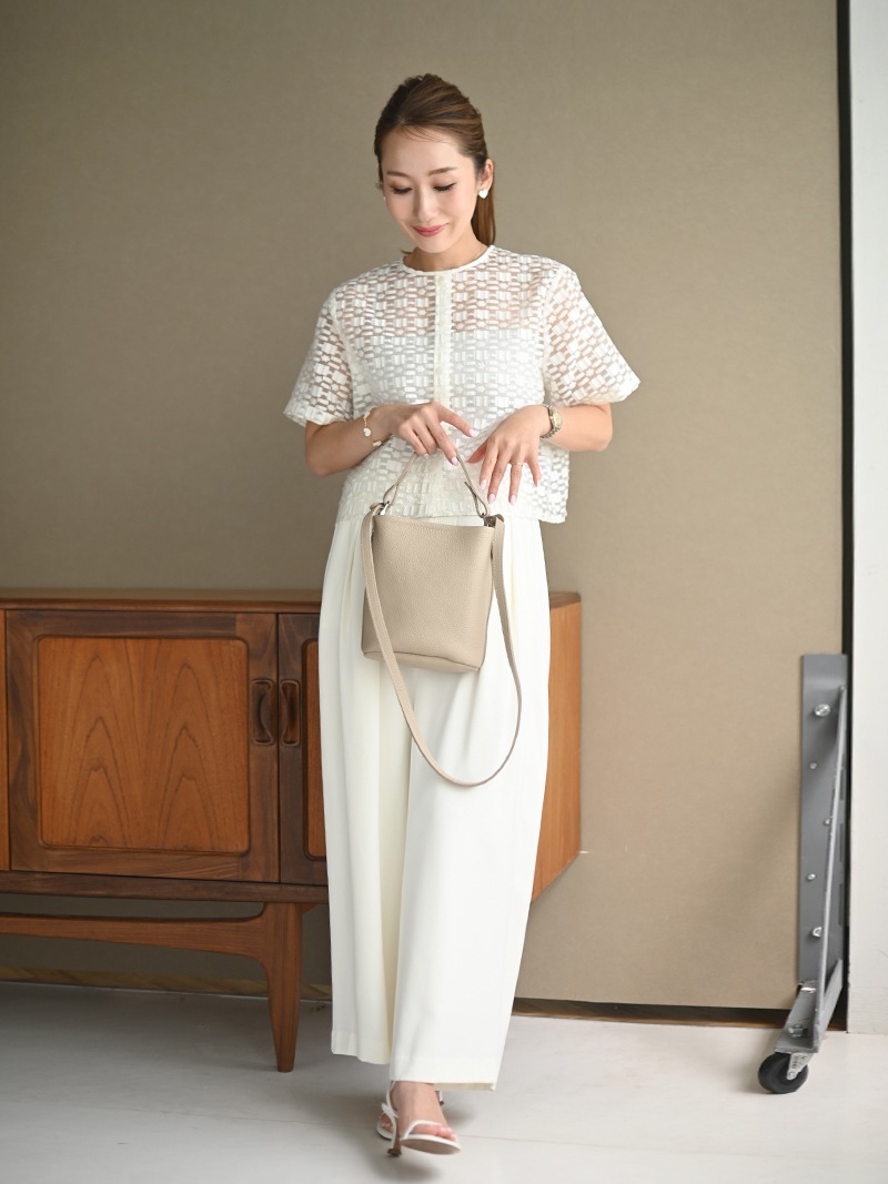 レザーバッグ-beige- | Bag | | TREFLE＋1（トレフルプラスワン）