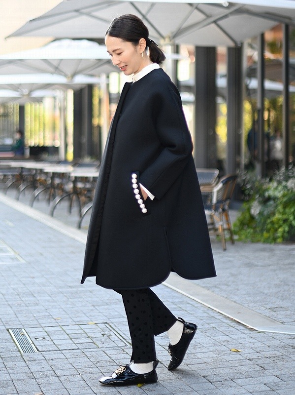 pearlボンディングコート | Outer | | TREFLE＋1（トレフルプラスワン）