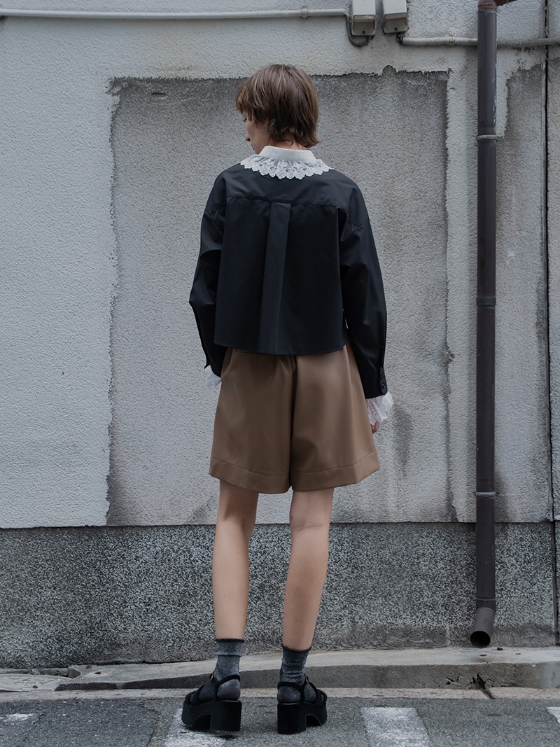 レザーライクショートパンツ | Bottoms,ショート | | TREFLE＋1