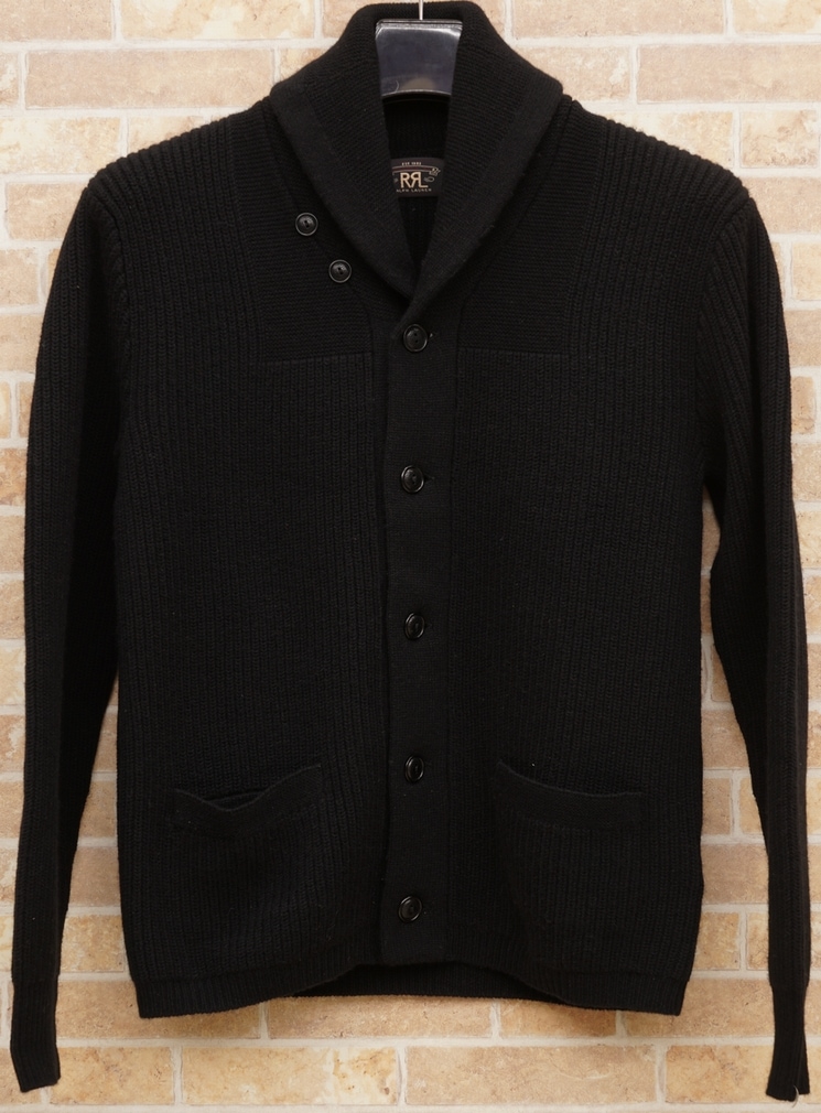 ダブルアールエル) RRL 最高級 カシミア 100% ショール カーディガン