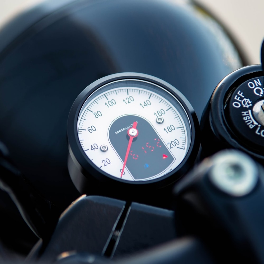 モトスコープ ティニー ブラック スピードメーター | 全商品 | ジー
