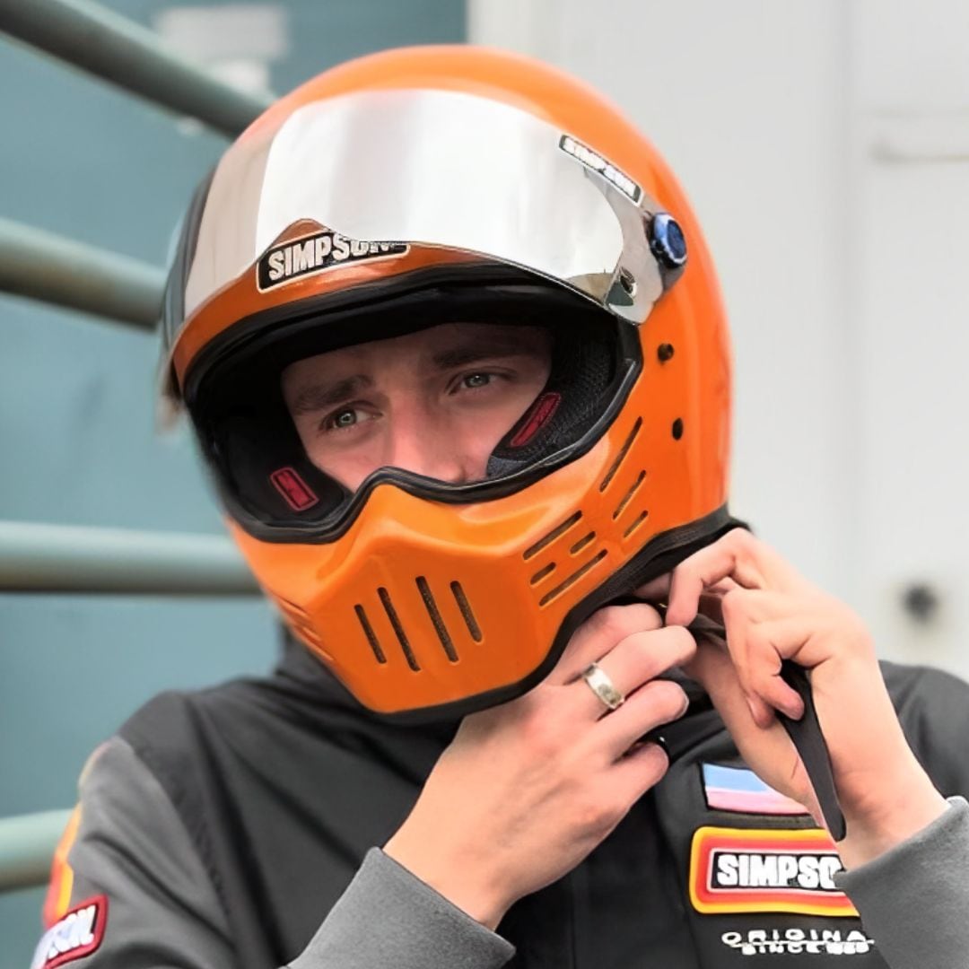 SIMPSON M30 オレンジ | SIMPSONヘルメット公認オンラインストア