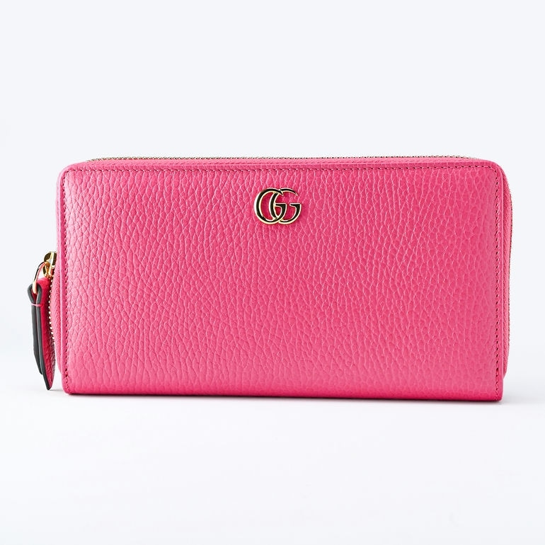 グッチ GUCCI 長財布 ラウンドファスナー レディース プチ マーモント