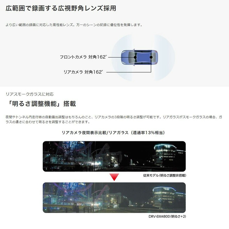 DRV-EM4800 KENWOOD ケンウッド Hi-CLEAR TUNE 12V型 デジタルルーム