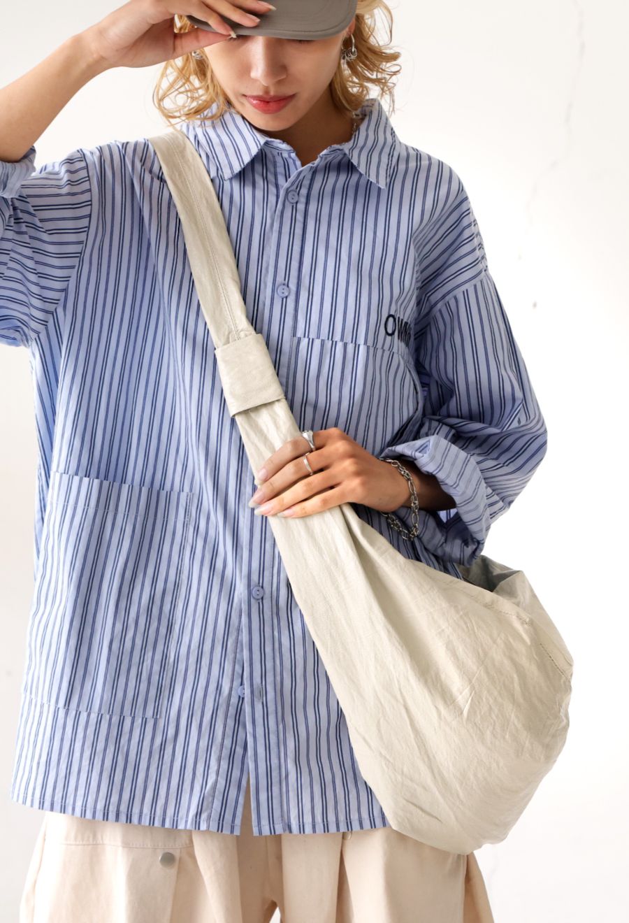 フェイクレザー ショルダーバッグ メンズ バッグ 送料無料・メール便