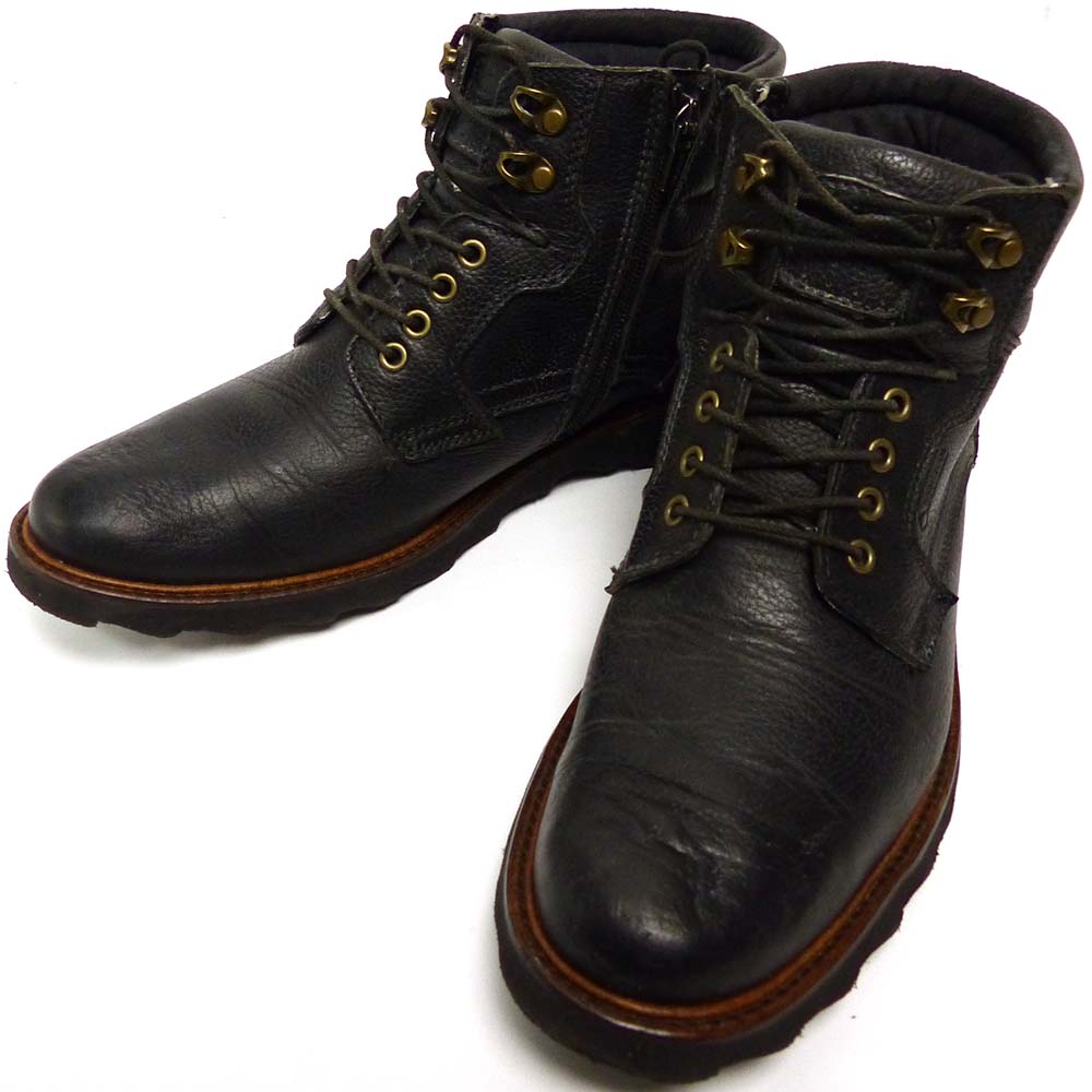 訳あり】REGAL / リーガル サイドジップ ショートブーツ /ワークブーツ