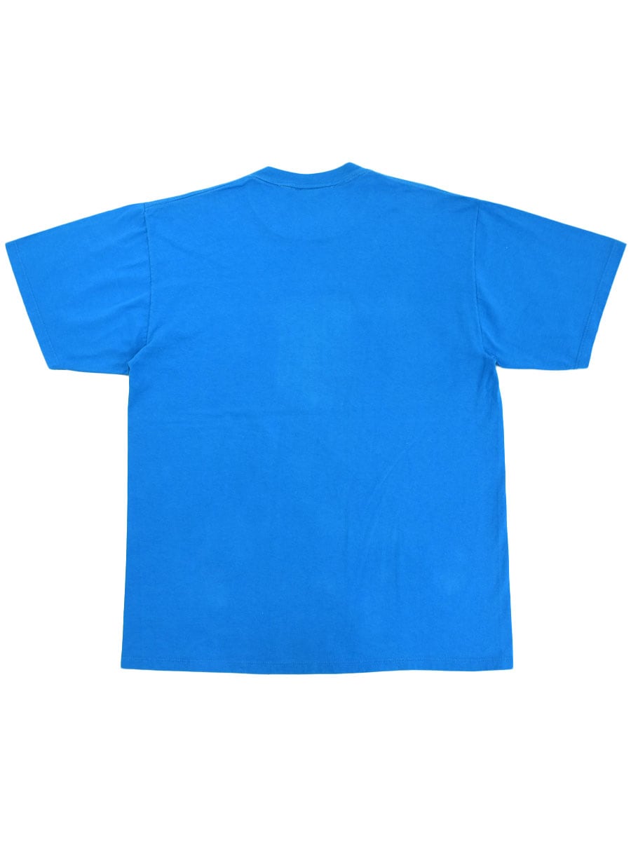 90's～ FUCT ''JAWS'' パロディプリント Tシャツ スカイブルー 表記(XL