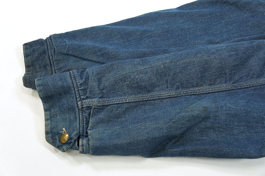 70's Sears 襟コーズ 裏ブランケットライナー デニムカバーオール 実寸