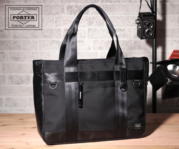 ポーター ヒート トートバッグ 703-07966 （カラー：ブラック