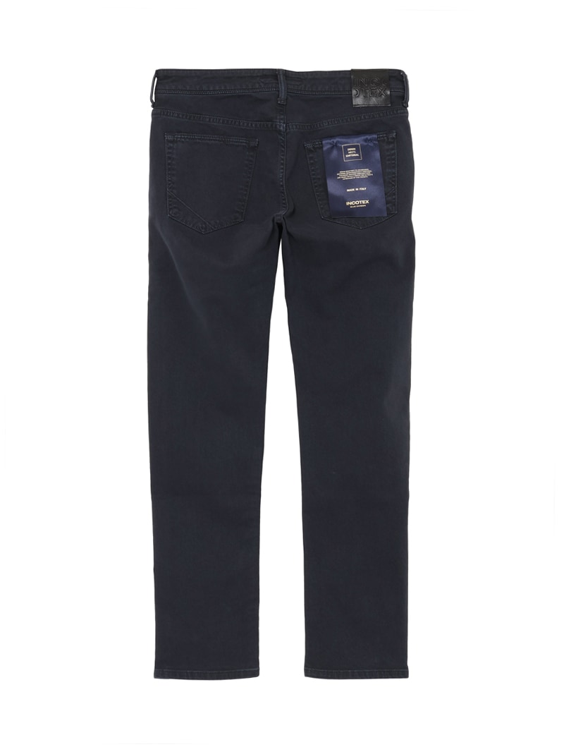 INCOTEX BLUE DIVISION スリムテーパード ストレッチカラーツイル