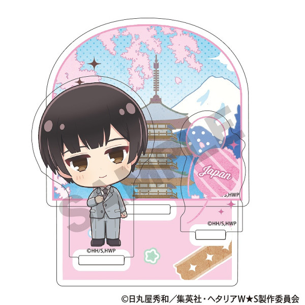 ヘタリア World☆Stars アート缶バッジ＿ロシア/食べ歩きグルメ