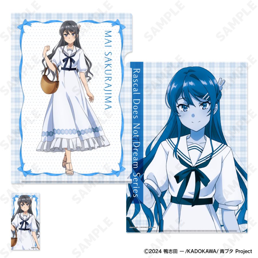 予約販売】青春ブタ野郎シリーズ クリアファイル＆ステッカーセット 1