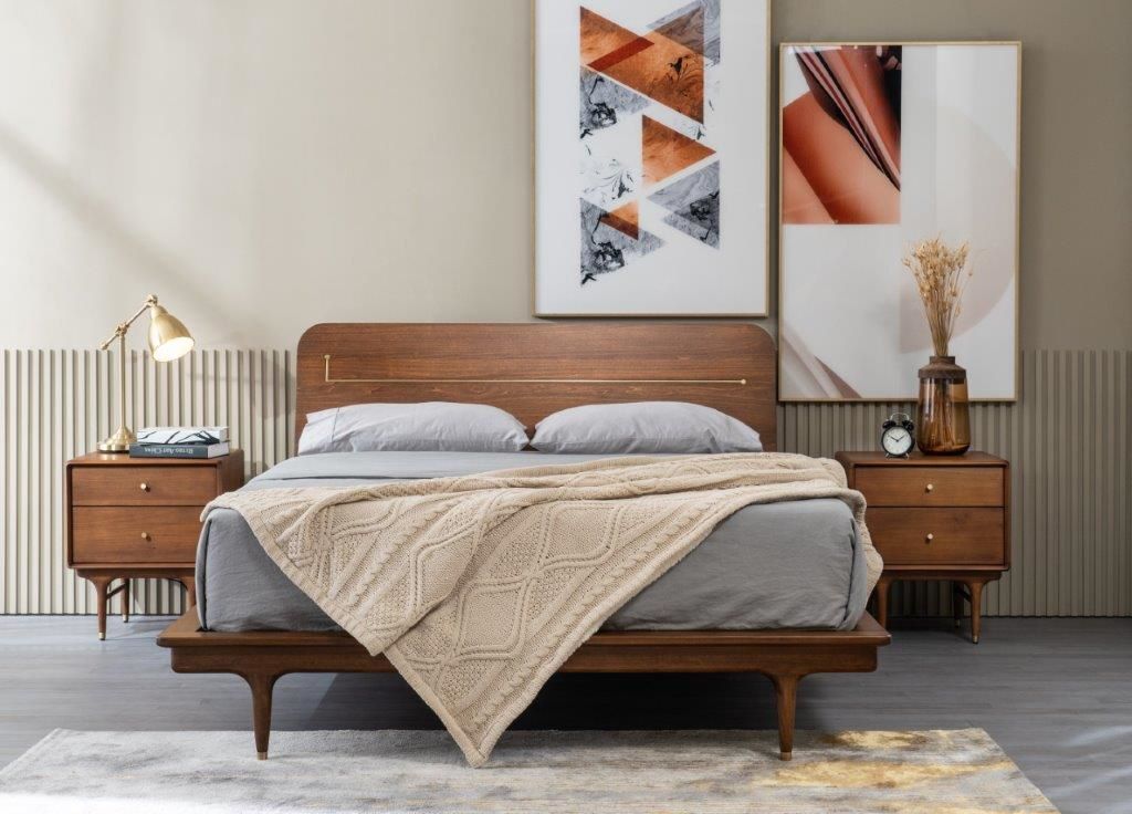 コッパー ダブルベッドフレーム JULIE | ベッド,ダブルサイズ | FUJIKA