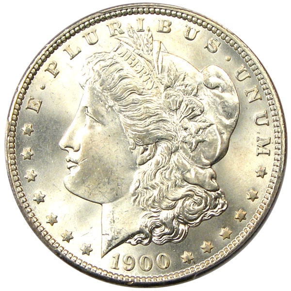 アンティークコイン アメリカ 1ドル モルガン銀貨 1900 ＄1 PCGS MS67