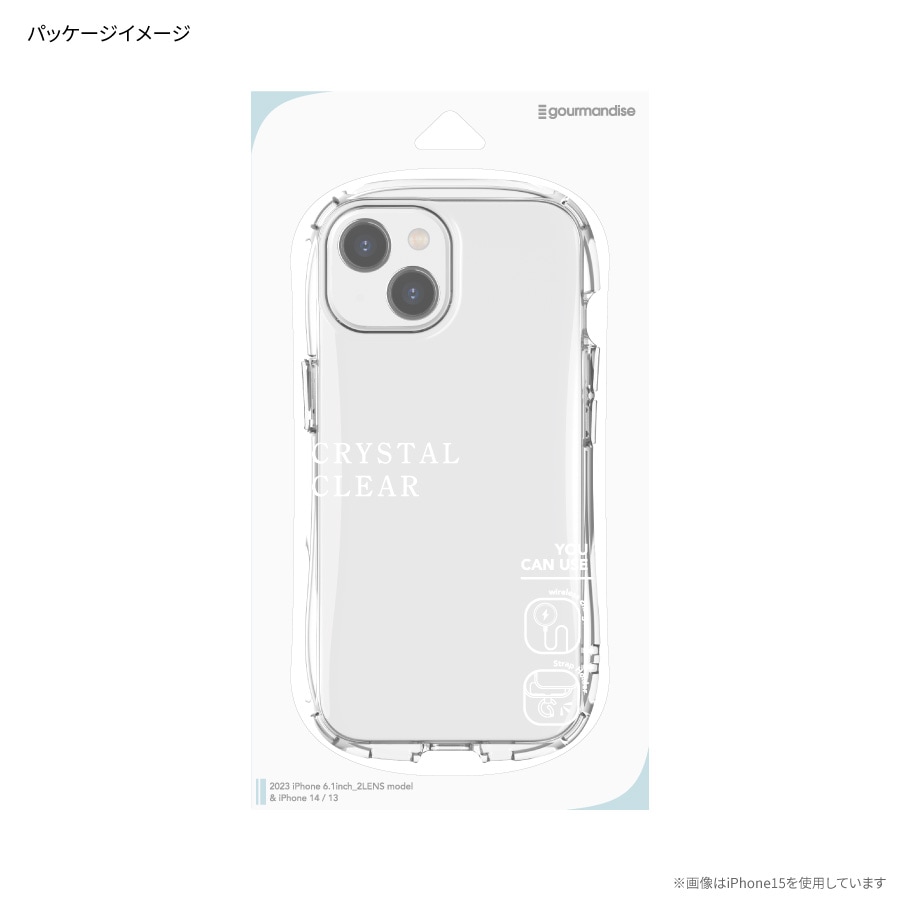 iPhone15 Pro 対応 クリスタルクリアケース | オリジナル商品