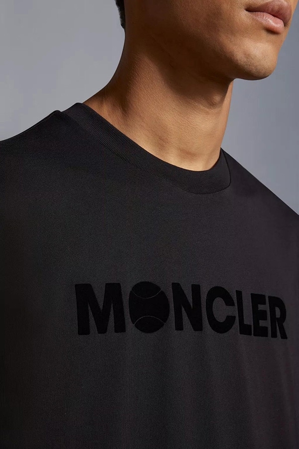 MONCLER モンクレール メンズ Tシャツ 091-8C00008-829HP FLOCKED LOGO