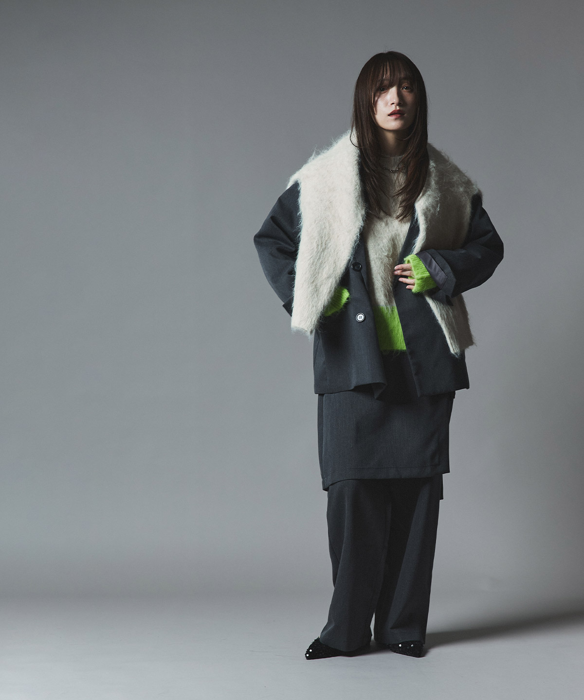 予約販売】モヘアシャギーニットカーディガン 全4色 | トップス