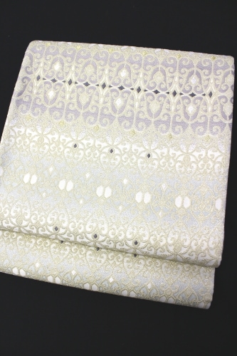 最高級西陣織弥栄織物謹製袋帯「銀麗 洋風華紋」 | 販売着物商品,袋帯