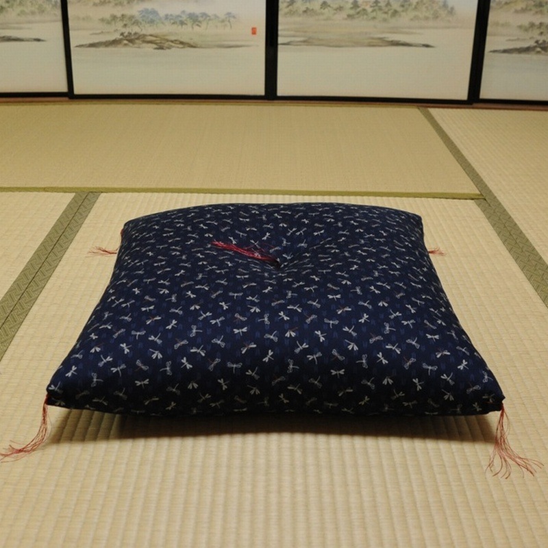 座布団 とんぼ 紺色（こんいろ） | 座布団 | | 京都 座布団屋 くつろぎ