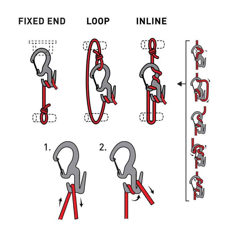 NiteIze ナイトアイズ】FIGURE 9 Carabiner Rope Tightener｜カラビナ