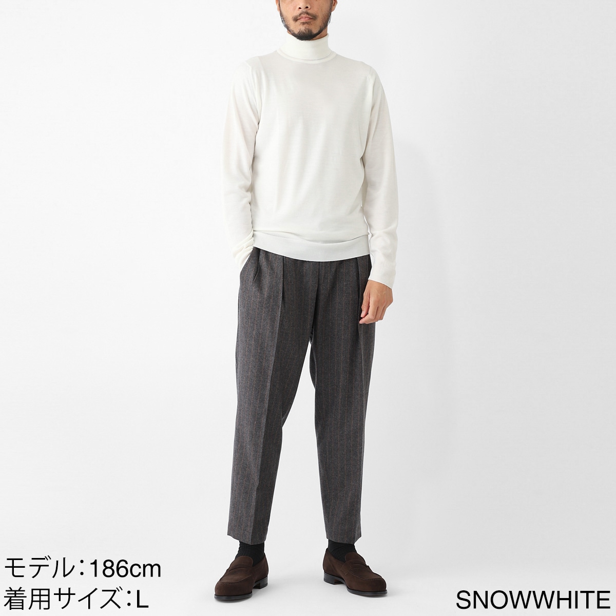 JOHN SMEDLEY ジョンスメドレー タートルネック ニット/CHERWELL
