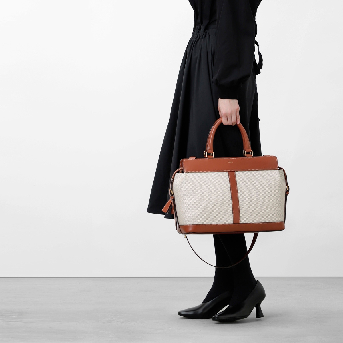 CELINE セリーヌ ボストンバッグ 2WAY/MEDIUM CABAS DE FRANCE カバ