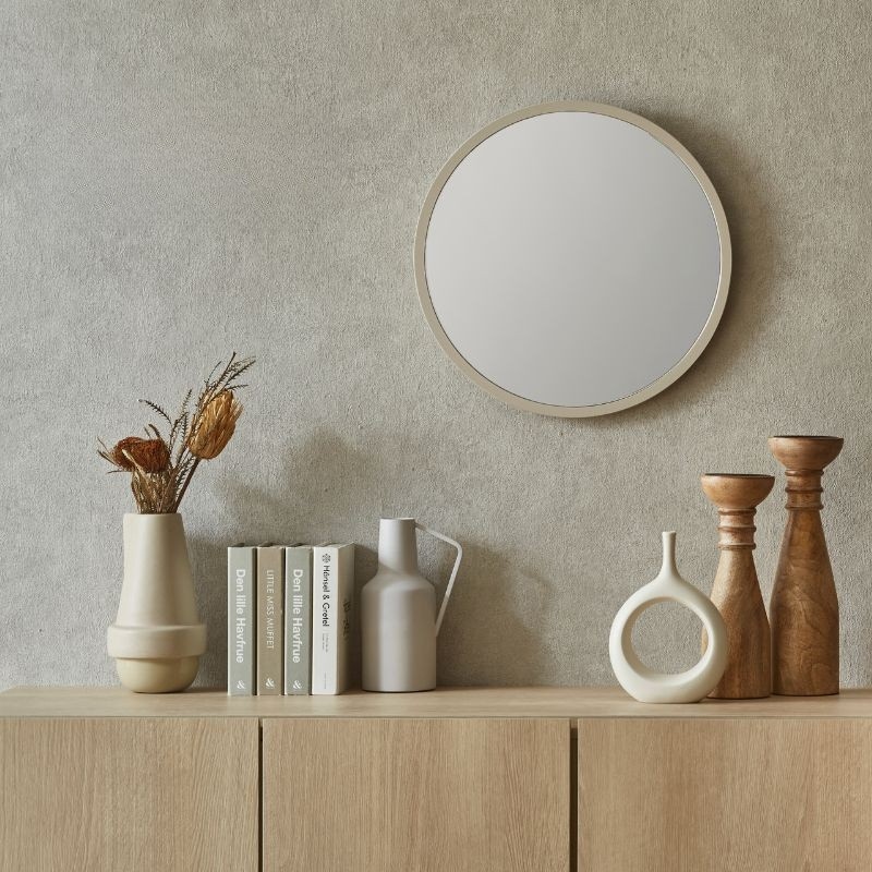 ラウンドミラー【44㎝・54㎝】 | 店舗,株式会社河口家具製作所 | 大川