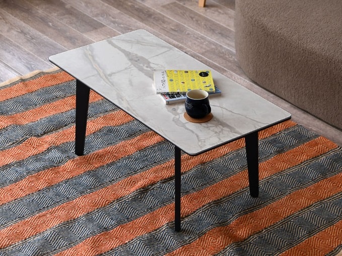 セラミック天板 石目柄 ローテーブル センターテーブル リビング