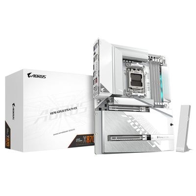 GIGABYTE B850 AORUS STEALTH ICE ATXマザーボード ホワイト｜B850 A