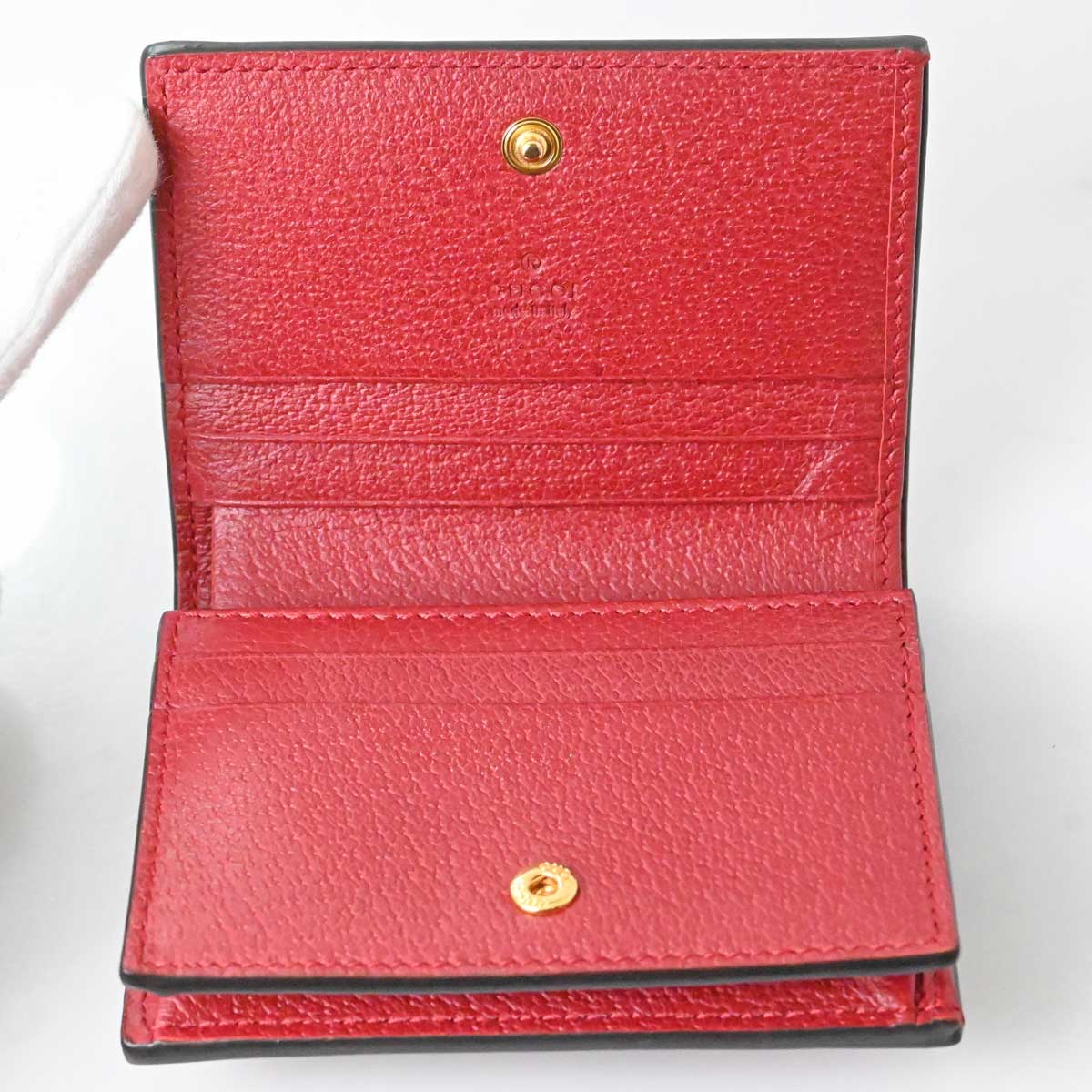 グッチ GUCCI オフディア GGスプリーム GGフローラ 二つ折り財布 花柄