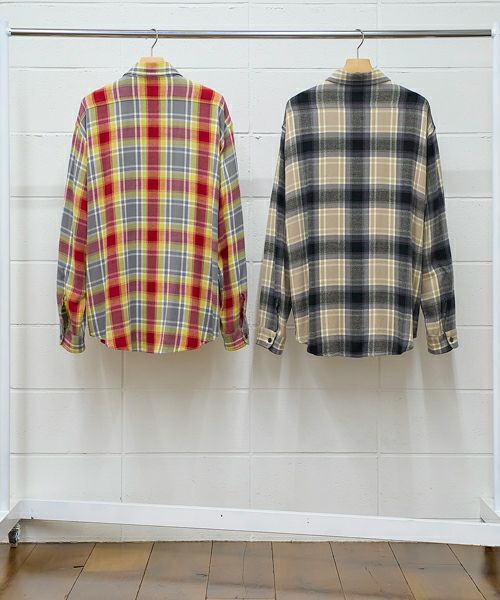 UNUSED＞RAYON CHECK SHIRT | MAKES ONLINE STORE