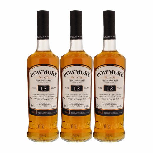 箱付】ボウモア12年3本セット | MALKS