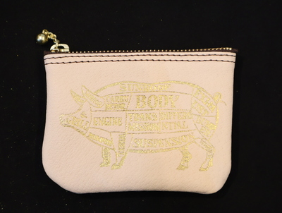 PORKCHOP GARAGE SUPPLY × 福祿壽 「NEW BIKER WALLET」 ピッグスキン