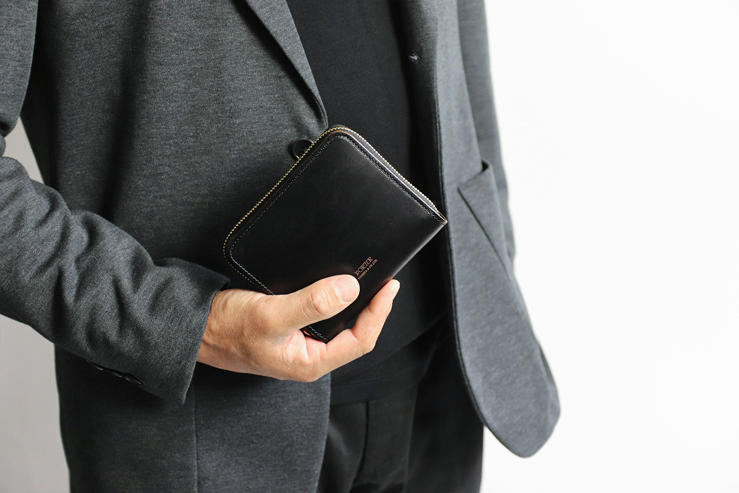 Porter Film Wallet 187-01348 Bi-fold Round Zipper Folding Wallet Yoshi