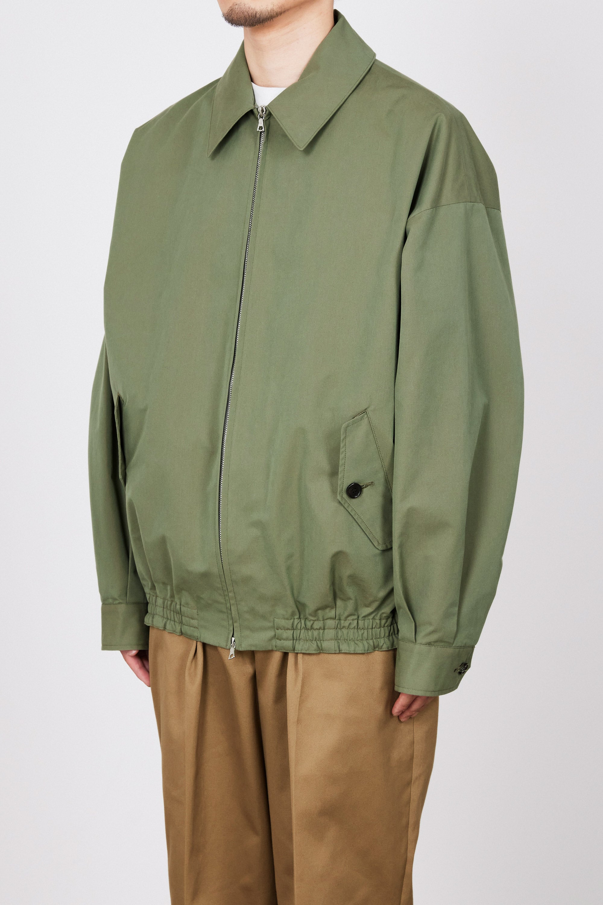 ライトオールウェザークロス / ワイドスポーツジャケット, Moss Green