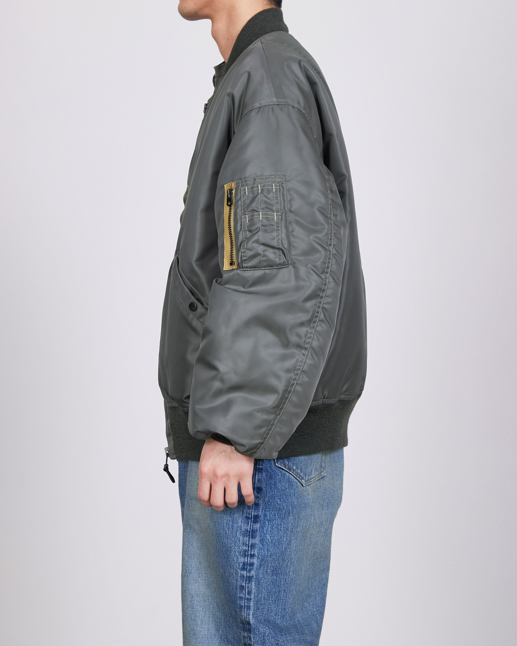 ナイロンツイル / MA-1, Sage Green – MARKAWARE