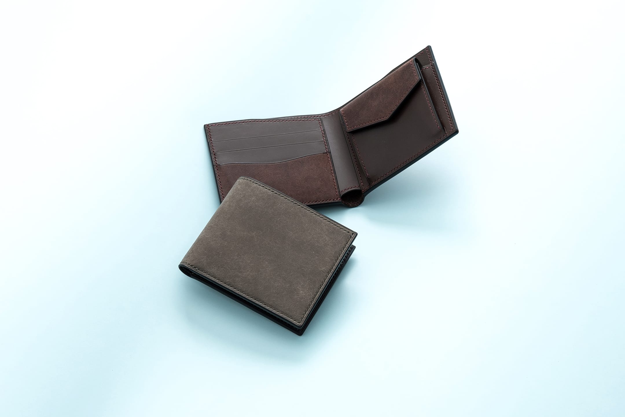 マルゴー × イングラサット 二つ折り財布（小銭入れ付き） | 大人の