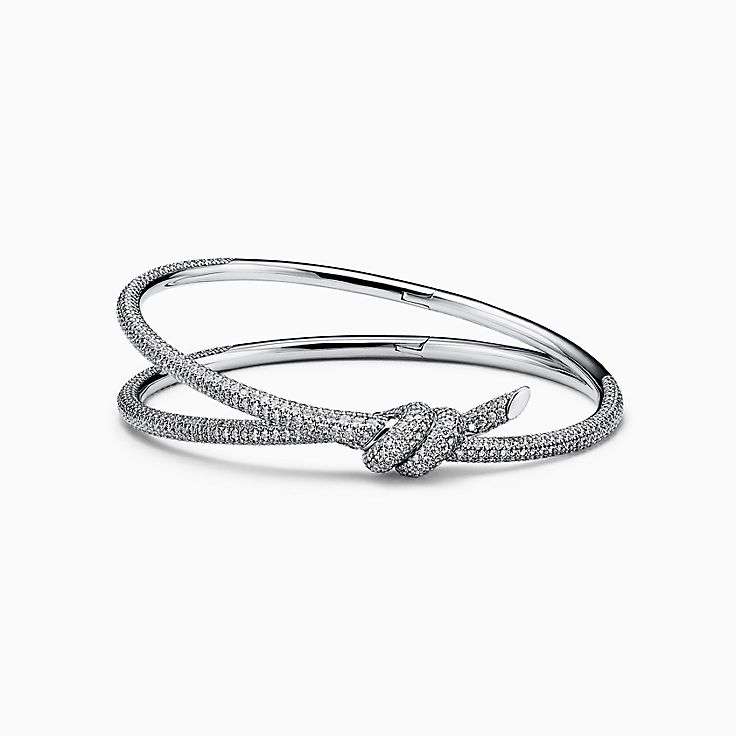 ティファニー ノット バングル ダイヤモンド | Tiffany & Co.