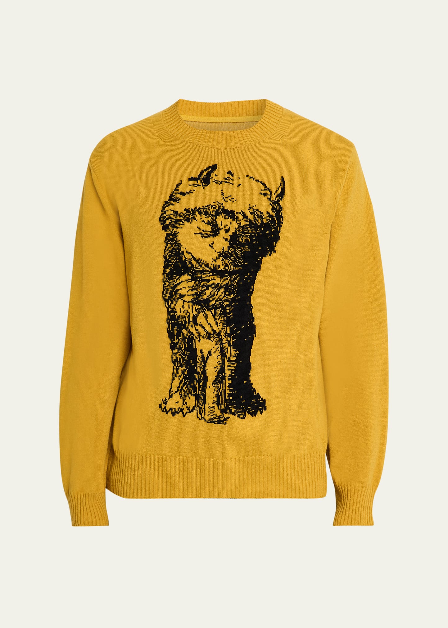 SACAI Men's Where The Wild Things Are Wool Knit Sweater - Bergdorf