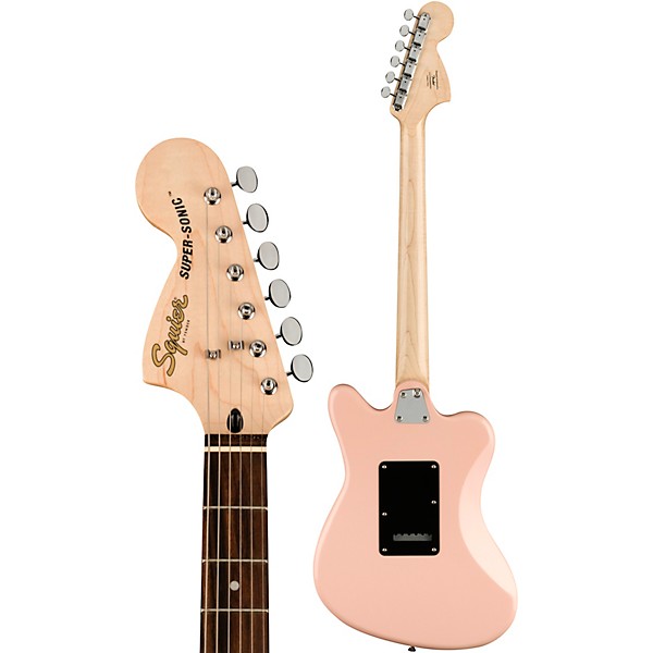 Squier Paranormal Series Super-Sonic Electric Guitar Shell Pink
