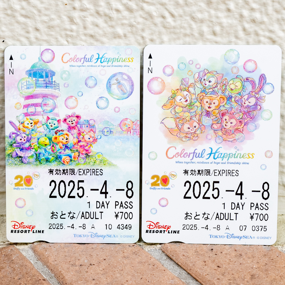 シャボン玉とダッフィー＆フレンズデザイン！ディズニーリゾートライン