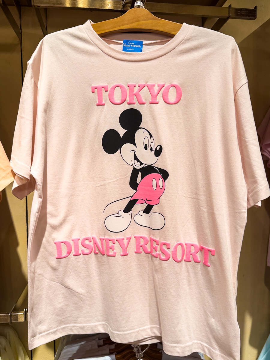 豊富なカラー8色展開！東京ディズニーリゾート「ミッキーマウス」Tシャツ -