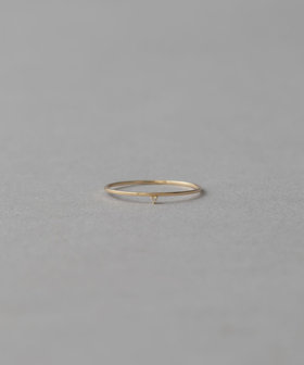 レイヤード] K10YG ムーンストーン/ホワイトトパーズ リング（721182