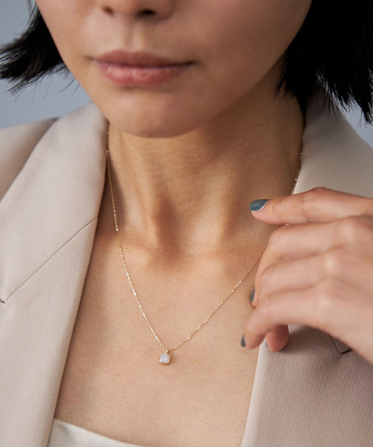 オパール] K10YG ネックレス スクエア（036836） ｜ women（ウィメンズ
