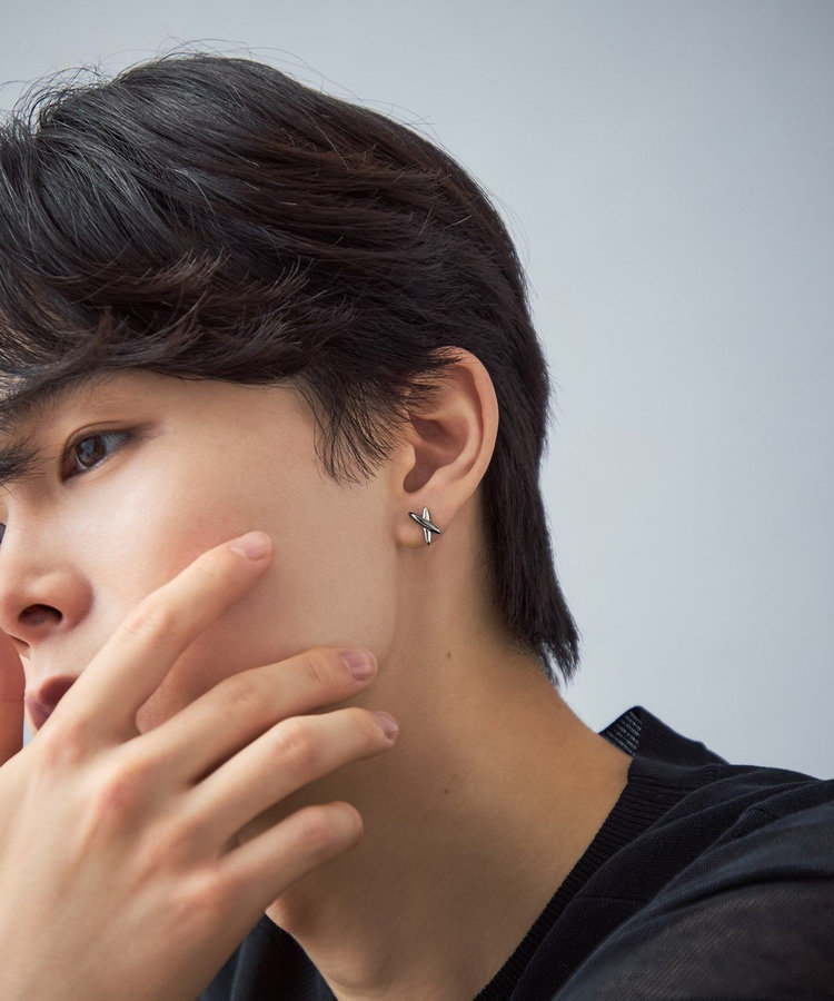 ピアス クロス コンビカラー（076014） ｜ women（ウィメンズ