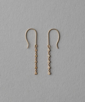 トーン] K18RBG ブラウンダイヤモンド チェーン ピアス（307019