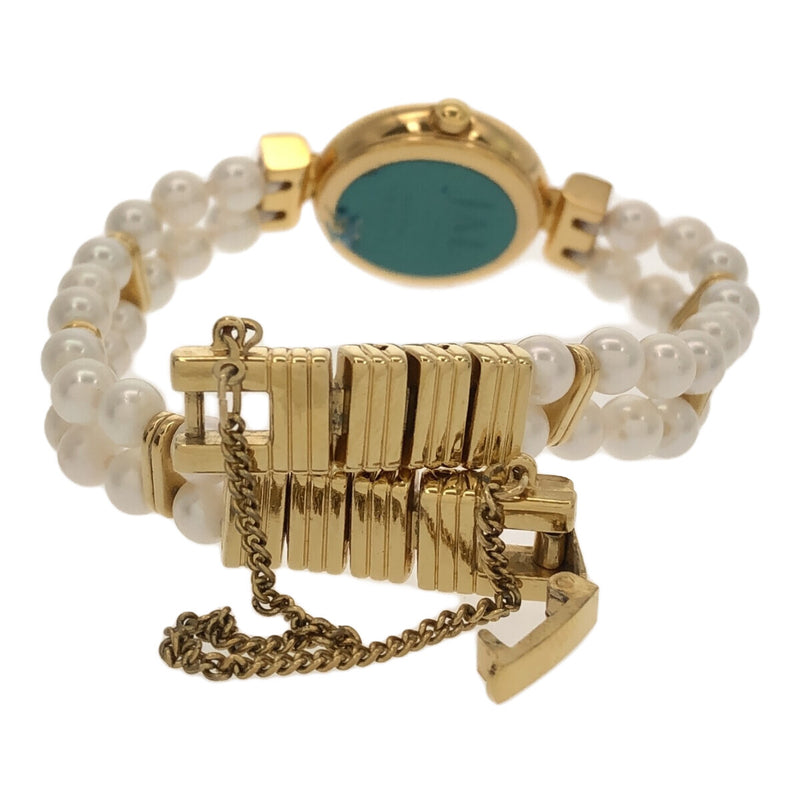 腕時計 稼働 ミキモト MIKIMOTO JAL限定 パールウォッチ 4N20-0941