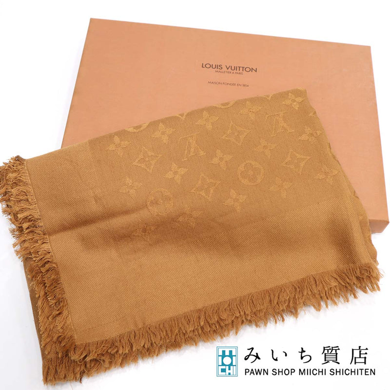 ルイ・ヴィトン ストール ショール モノグラム ストール 大判 シルク