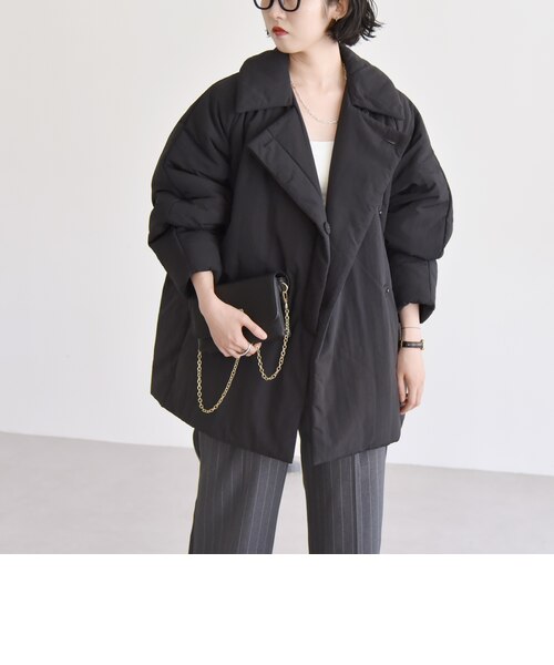 quaranciel: 中綿 テーラード ミドル ジャケット コート｜シップスの