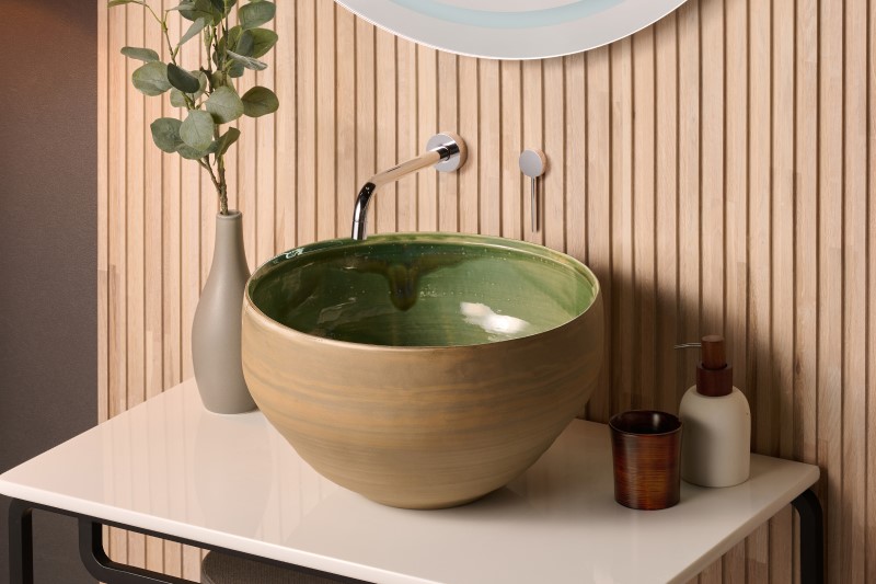 洗面ボウル 小鹿田焼-02 EO2｜おしゃれな洗面ボウル(洗面器)通販サイト